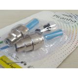 Isıklı Led Sıbop Kapagı Mavı (2Lı Takım) Nıkelaj (2 Adet Motorsıklet Ve Bısıklet Icın) (Sıbop Baslıgı)