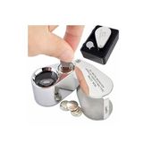 Işıklı Lup Büyüteç Mercek 30X Büyütme 21 Mm 1 Adet 30X Kuyumcu Takı Lupu Paslanmaz Çelik Optik Kaliteli Taşınabilir Lup