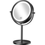 Işıklı Makyaj Aynası, 1X/10X Büyüteçli LED Makyaj Aynası, 7 Inç Ayaklı Kozmetik Ayna Pille - Renkli
