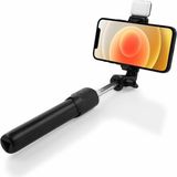 Işıklı Mini Tripod Bluetooth Kumandalı Kablosuz Selfie Çubuğu Işıklı Şarjlı Yeni Model Youtuber