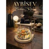 Işıklı Modern Ve Lüks Mekanlar İçin Cam Fanus Beta Balığı Dekoratif Akvaryum