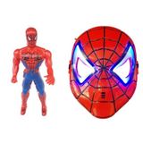 Işıklı Örümcek Adam Işıklı Maske 2 li Set