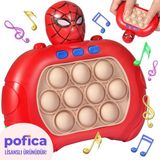 Işıklı Sesli Eğlenceli Hafıza Geliştirici Eğitici Pop It Oyuncak - Spiderman