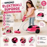 Işıklı Sesli Oyuncak Elektrikli Süpürge | Gerçekçi Temizlik Oyuncağı | 3+ Yaş