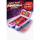 Işıklı Sesli Pinball Oyunu Dijital Skor Ekranlı Büyük Boy Masaüstü Arcade 52,5 cm ERKL-124010