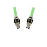 Işıklı Sibop Kapağı Yeşil Renk 1 Çift Led Işıklı Sibop Kapağı