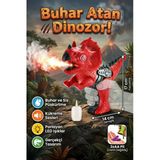 Işıklı Ve Kükreme Sesli Buhar Atan Kırmızı Dinozor Oyuncak Su Tabancası