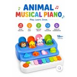 Işıklı Ve Sesli Hayvan Temalı Oyuncak Bebek Piyanosu - Eğitici Müzik Kutusu