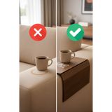 Işıl Concept Ahşap Kol Sehpası, Kaymaz Kahve Altlığı, Koltuk Tepsisi, Kolçak Tepsisi, Koltuk Yanı Tepsisi, Kanepe Kenarı için Ahşap Çay Altlığı