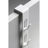 Işıl Concept Kapı Üstü Askı – 4 Kancalı Metal Kapı Arkası Askısı, Kapı Üstüne Geçmeli Elbise Askısı