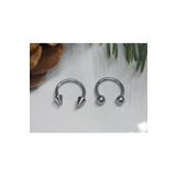 Işıl Işıl Cerrahi Çelik Piercing, Küpe, Kulak, Dudak, Kıkırdak, Tragus, Helix, (2 Li Set) 4200101-isil