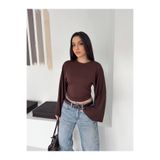IŞILDA FASHION Işılda yarasa kol bluz