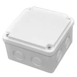 Işıldar 110X110x70 Termoplastik 8 Çıkışlı Buat Beyaz (Abs Vidalı Sıva Üstü Plastik Contalı Kapak)