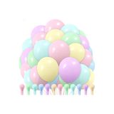 Işıltı Balon Dükkanı 10 adet Makaron Karışık soft renklerde Kaliteli balon