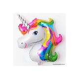 Işıltı Balon Dükkanı Unicorn Kafa Folyo balon