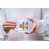 Işıltı Sepeti Kişiye Özel Galatasaray Temalı Kupa Bardak - Beyaz