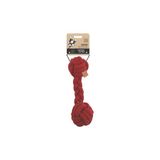 isiltikidsmoda Coto Red Duo Ball Örgü Köpek Oyuncağı 28 cm