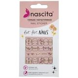 Işıltılı Gül Desenli Tırnak Stickerı - 35