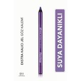 Işıltılı Kalıcı Göz Kalemi (Mor) - Extreme Tattoo Gel Pencil - 011 Purple Blaze - 8682536041188