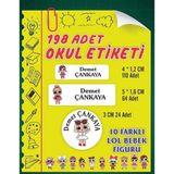 Isim Baskılı Defter Kalem Okul Etiketi ( 198 Adet Lol Bebek Temalı ) - --