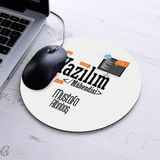 Isimli Yazılım Mühendisi Temalı Yuvarlak Mousepad - Beyaz