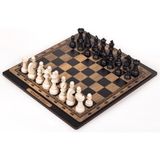 İsimlik Sepeti Ahşap Satranç Takımı 33 cm x 36 cm Kişiye Hediye Özel Tasarım