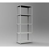 Işın Çelik Çelik Raf Sistemi 5 Katlı - H2000xW750xD430