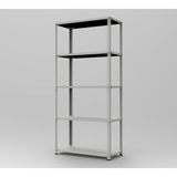 Işın Çelik Çelik Raf Sistemi 5 Katlı - H2000xW930xD430