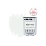 Işın Mumcu Artisan Chalk It Kendinden Vernikli Boya | Buz Beyaz