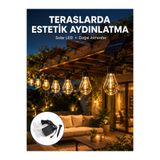 İsingir shopping Güneş Li Led Aul Zincir Işık Sıcak Yaz Dekoratif Bahçe Aydınlatması