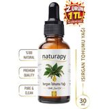 Isırgan Tohumu Yağı (Nettle Seed Oil) Soğuk Sıkım Sabit Yağ 30 ml Damlalıklı Cam Şişe