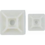 Isıso Iypk 19X19 mm Yapışkanlı Kroşe 100 Adet - Beyaz