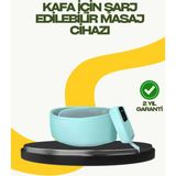 Isıtmalı Baş Masaj Aleti Rahatlatıcı ve Stres Tasarım - 000-Siyah