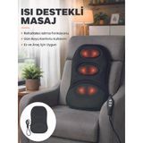 Isıtmalı Masaj Minderi Masaj Motoru, Kablolu Kumanda ve Çoklu Masaj Modu - Lisinya