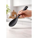 Isıya Dayanıklı Silikon Pilav Kaşığı Yanmaz Yapışmaz Esnek Mutfak Kaşığı Ergonomik Saplı Çizmez Tencere Uyumlu Bpa Free Asorti Renkli Dayanıklı Uzun Ömürlü Kullanım - 0 - 1 lt