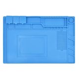 Isıya Dayanıklı Silikon Tamir Onarım Lehim Matı Pedi Magnetli-antistatik 45x30 Cm , Tamir Matı