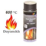 ISIYA DAYANIKLI SPREY BOYA 600 C°METALİK GRİ 400 ML EGSOZ BOYASI