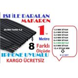 Isıyla Daralan Makaron Kablo Seti Sihrink 8 Çeşit 1 Er Metre