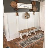 Iskandinav Duvar Çitası 1 Paket ( 5 Adet) 100X8 cm Dekoratif Mdf Duvar Çitası - 100 x 8 cm