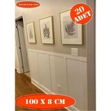 Iskandinav Duvar Çıtası 100CM x 8 cm Çocuk Odası Duvar Dekorasyonu , Duvar Çıtası - 100 x 8 cm