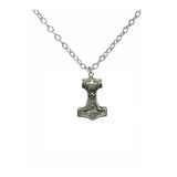 İskandinav Thor Figürlü Unisex Kolye – 60 Cm Zincirli, Güç Ve Mitoloji Temalı Viking Tasarım