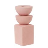 İskandinav Üç Katlı Mumluk, Pembe