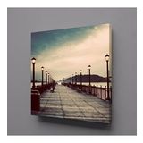 İskele Deniz Kanvas Tablo 25x25cm