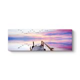 İskele ve Kuşlar Tablosu 120 x 40