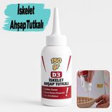 Iskelet Ahşap Tutkalı Hazır 150 Gram Şeffaf D3 Tahta Mdf Sunta Kumaş Kağıt Dıy Uygulama Yapıştırıcı - 1 Adet