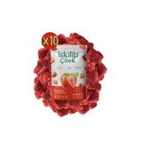 İSKİLİP Dondurularak Kurutulmuş Çilek - Çilek Kuru Meyve Cipsi - Frezee Dried Strawberry 10'lu