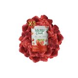 İSKİLİP Dondurularak Kurutulmuş Çilek - Çilek Kuru Meyve Cipsi - Frezee Dried Strawberry 5'li