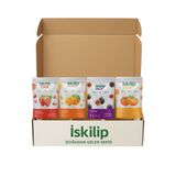 İSKİLİP Dondurularak Kurutulmuş Meyve Tanışma Paket Çilek Portakal İncir Hurma Meyve Cips Freeze Dry