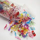İşkur Makina Dikiş Nakış Kumaş Kağıt Maşası Plastik Klips Tutucu Mandal 120 Ad