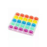 İşkur Makina Fdm | Ev Tipi Aile Dikiş Makinesi | Plastik | Geniş | Masura | Renkli | 25 Adet | Kutulu | 5 Değişik Nocolor-8D62d080